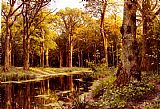 A Forest Stream by Peder Mork Monsted